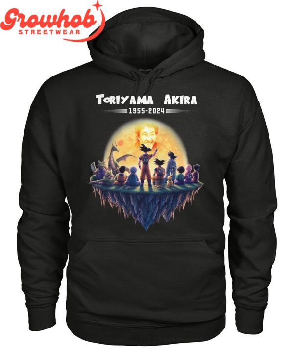 Thank You  Akira Toriyama Dragon Balls Fan Forever 1955-2024 T-Shirt