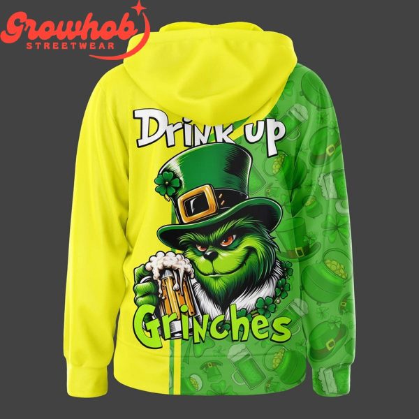 The Grinch Stole The St. Patrick’s Day Drink Up Hoodie Shirts