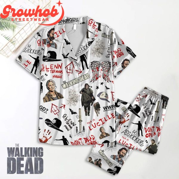 The Walking Dead Glenn Go To Terminus Maggie Polyester Pajamas Set