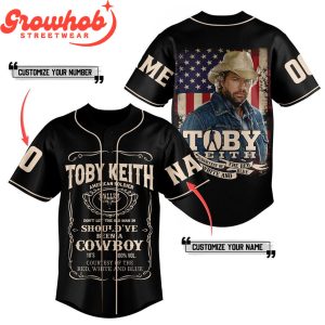 Toby Keith American Solider Personalized Baseball Jersey
