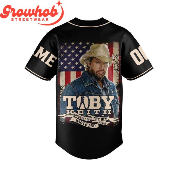 Toby Keith American Solider Personalized Baseball Jersey