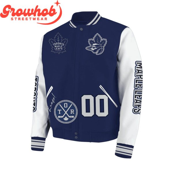 Toronto Maple Leafs NHL Go Leafs Nation Personalized Baseball Jacket