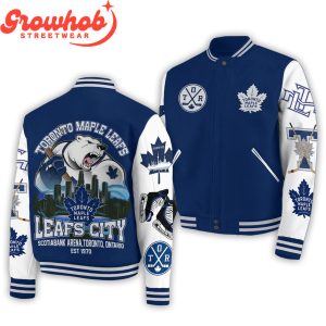 Toronto Maple Leafs Scotiabank Arena Est. 1970 Baseball Jacket