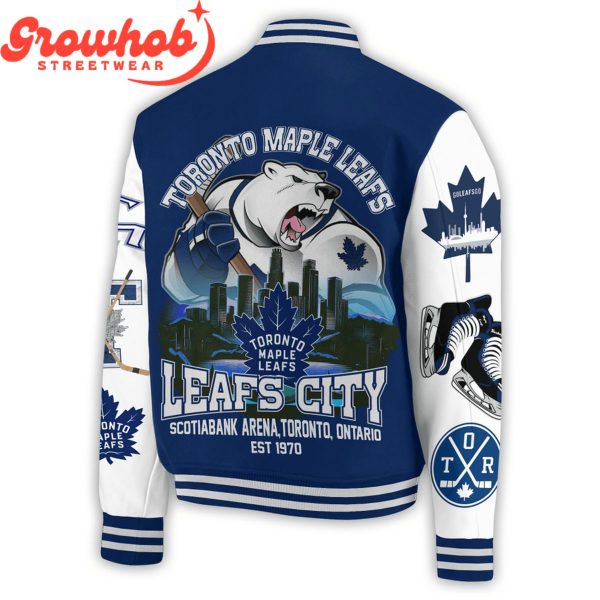 Toronto Maple Leafs Scotiabank Arena Est. 1970 Baseball Jacket