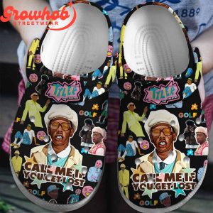 Tyler The Creator Black Version Call Me If You Get Lost Crocs Clogs