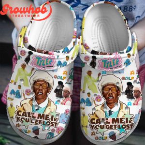 Tyler The Creator White Design Call Me If You Get Lost Crocs Clogs