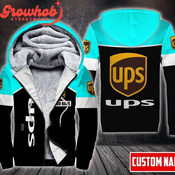 UPS Custom Hoodie Fleece Jacket