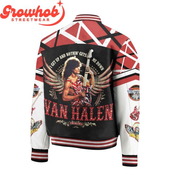 Van Halen Fans I Get Up And Nothing Gets Me Down Baseball Jacket