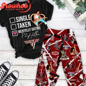 Van Halen Fans Mentally Dating Van Halen Fleece Pajamas Set