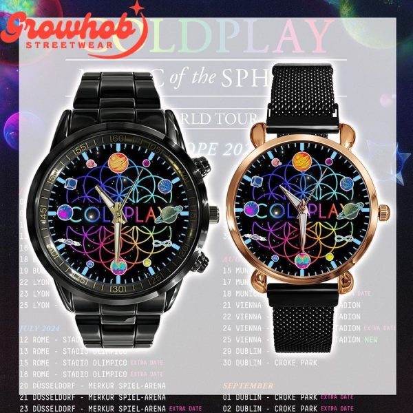 Coldplay Stainless Steel Watch